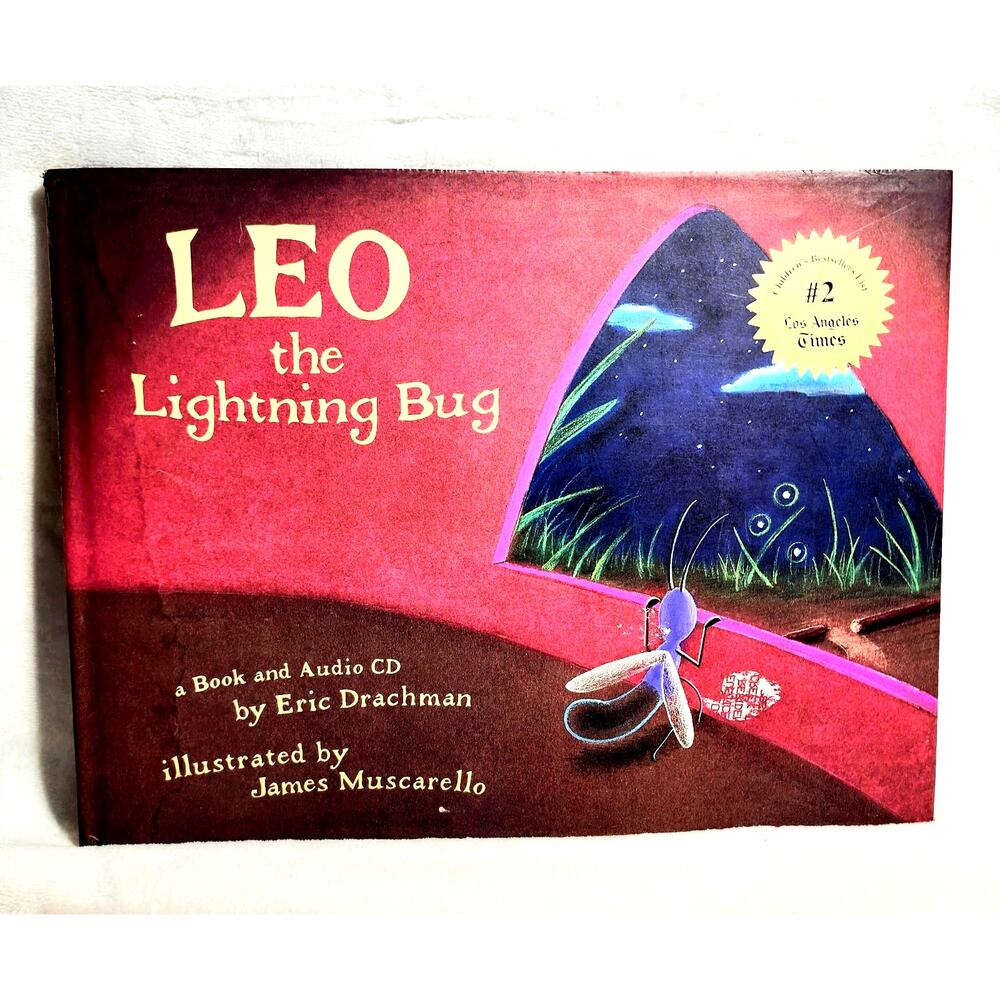 Leo The Lightening Bug, Book & Audio CD By Eric Drachman 2001 Award Winning